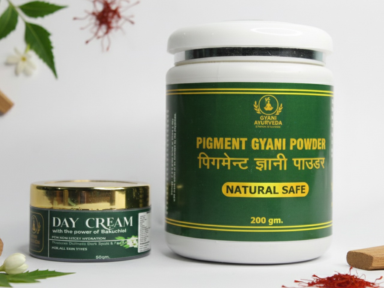Gyani Pigment Powder & Day Cream